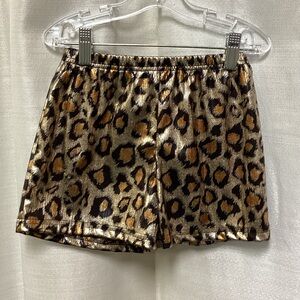 Kids Leopard Print Shorts